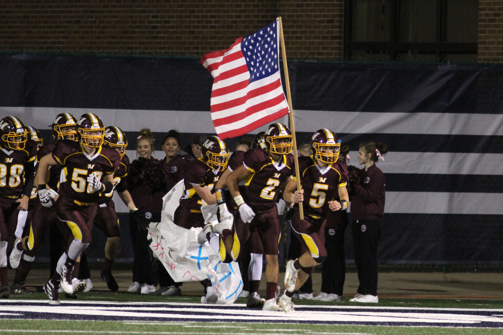 Lakeland at Menomonie football 10-25-19